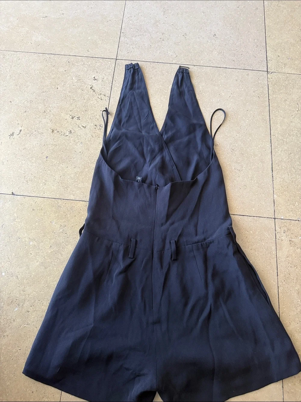 Ralph Lauren Black Label Navy Halter Wrap Romper